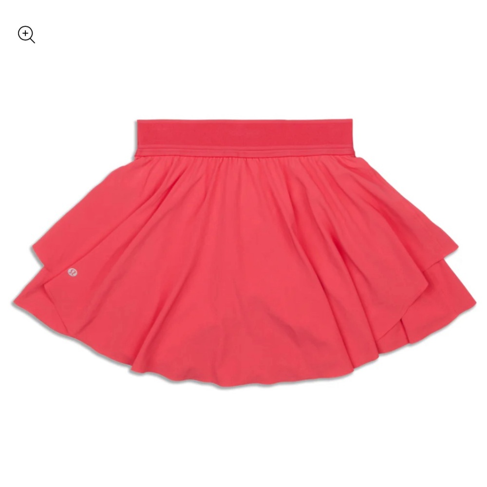 Lululemon Court Rival High Rise Skirt size 8 in pale raspberry- rare! Never worn